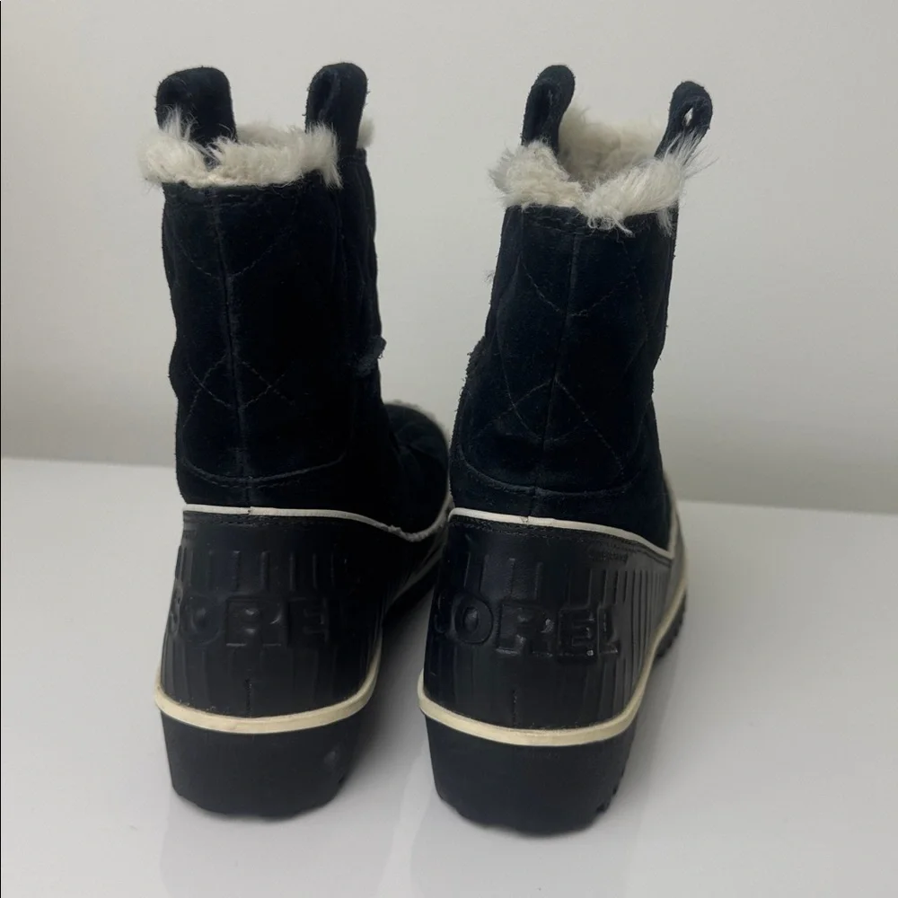 Sorel Tivoli II Pull On black Women's Black Winter Snow Boots US 8 - Picture 3 of 8